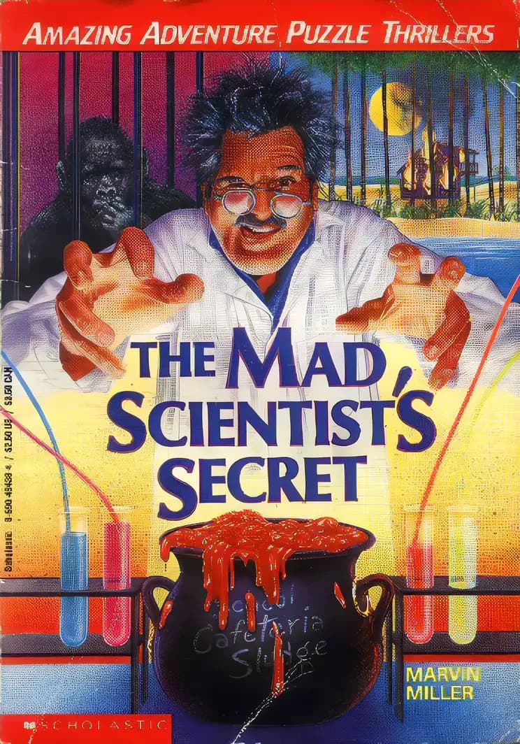 Book cover of 'The Mad Scientist's Secret (Amazing Adventure Puzzle Thrillers)'