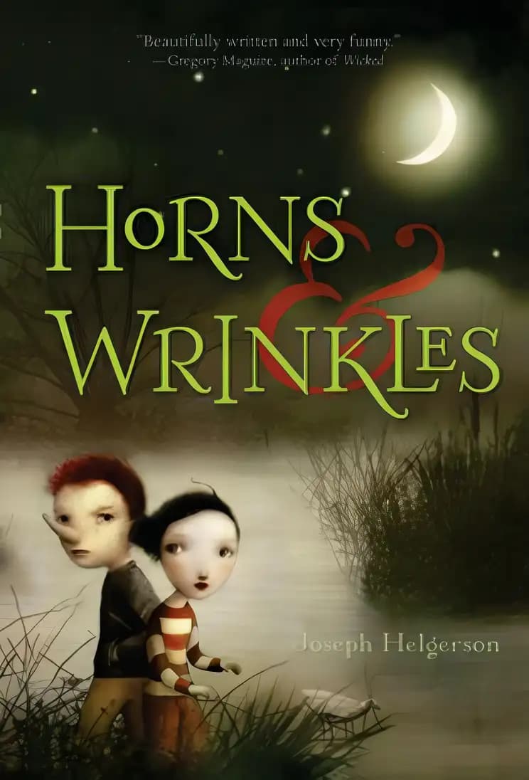 Book cover of 'Horns and Wrinkles'