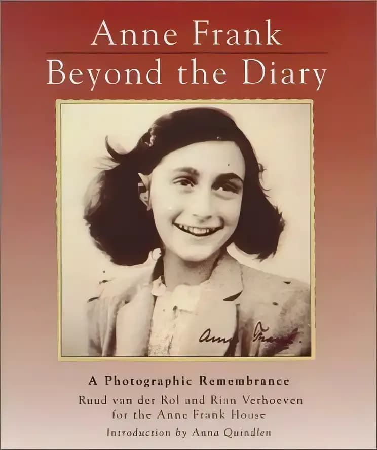 Explore more about Anne Frank: Beyond the Diary - A Photographic Remembrance now Book cover of 'Anne Frank: Beyond the Diary - A Photographic Remembrance'