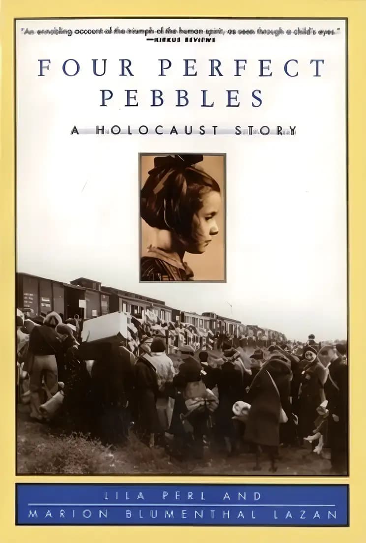 Book cover of 'Four Perfect Pebbles: A True Story of the Holocaust'
