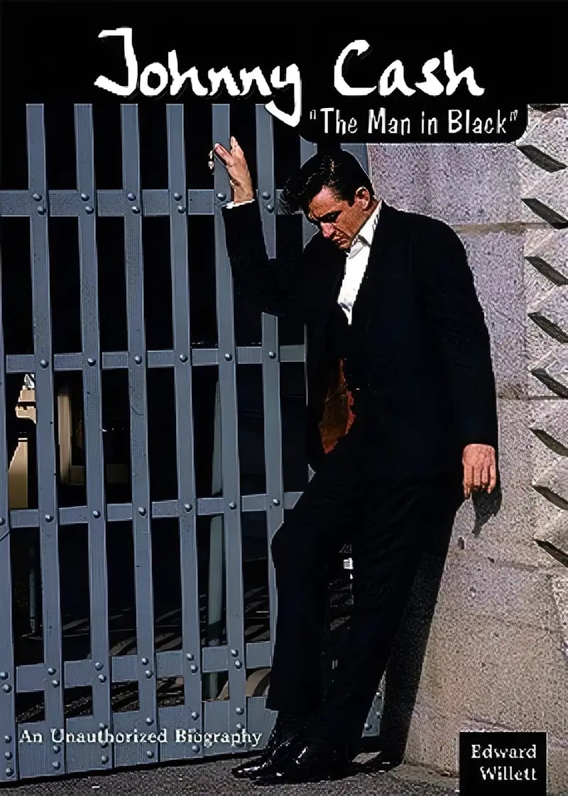 Book cover of 'Johnny Cash: "The Man in Black"; An Unauthorized Biography (American Rebels)'
