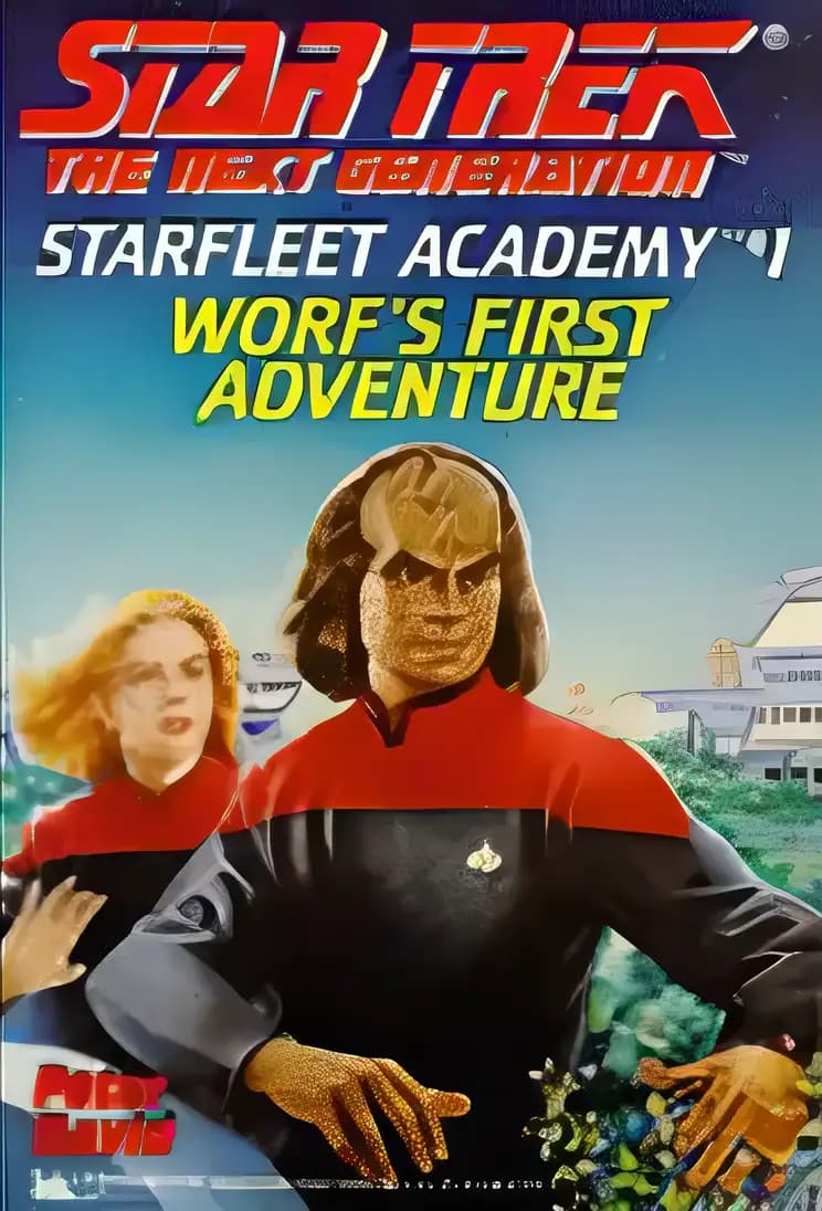 Book cover of 'Worf's First Adventure'