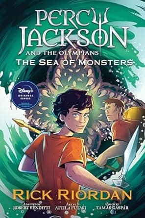 Everything you need to know about Percy Jackson and the Olympians The Sea of Monsters The Graphic Novel (paperback) (Percy Jackson & the Olympians) Book cover of 'Percy Jackson and the Olympians The Sea of Monsters The Graphic Novel (paperback) (Percy Jackson & the Olympians)'