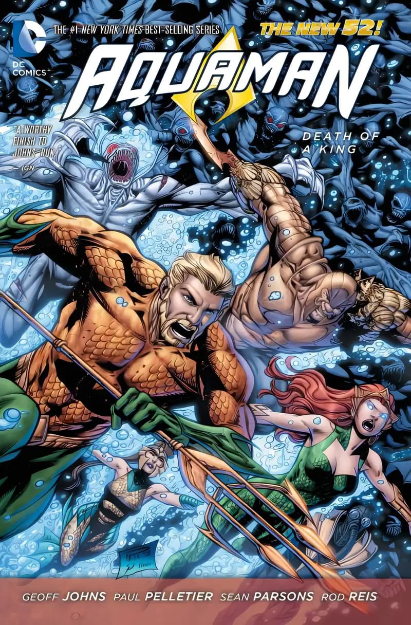 Book cover of 'Aquaman Vol. 4: Death of a King (The New 52)'
