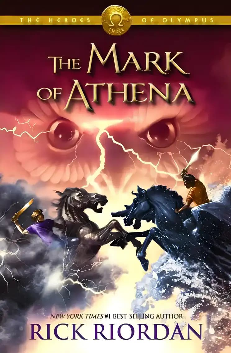 Explore the world of The Mark of Athena Book cover of 'The Mark of Athena'