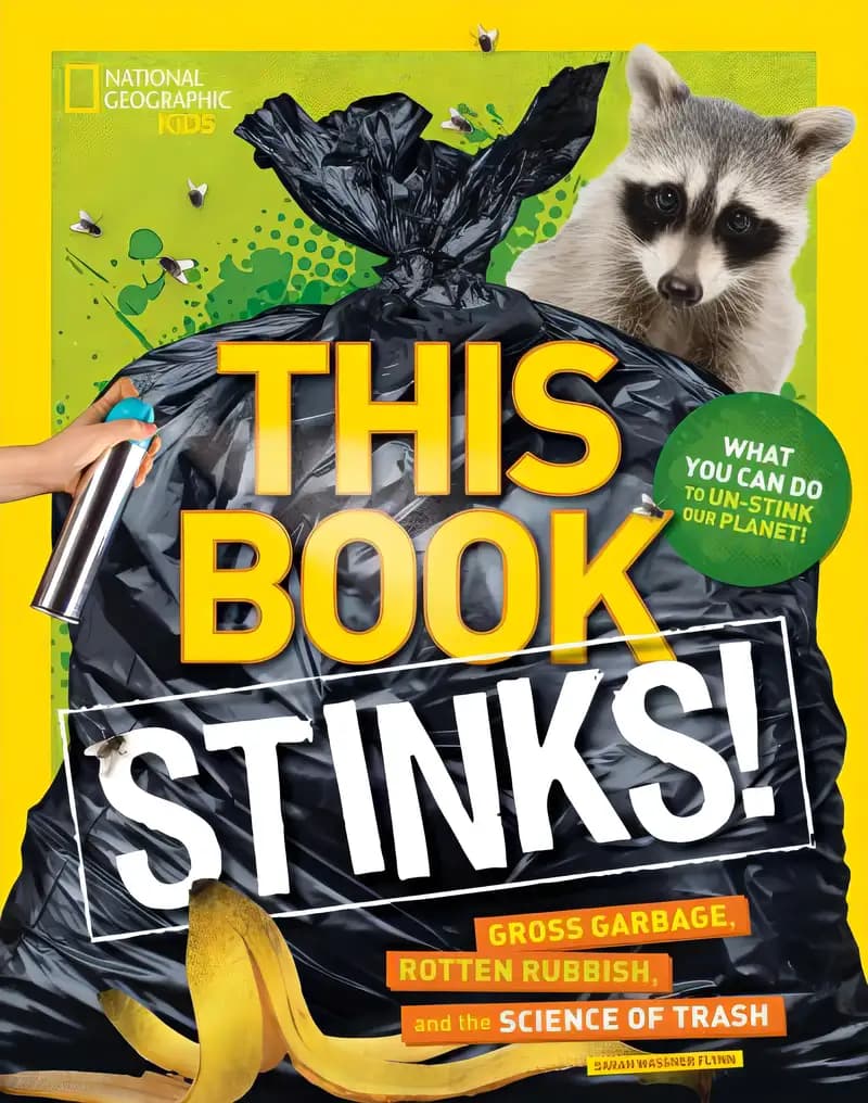 Book cover of 'This Book Stinks!: Gross Garbage, Rotten Rubbish, and the Science of Trash'
