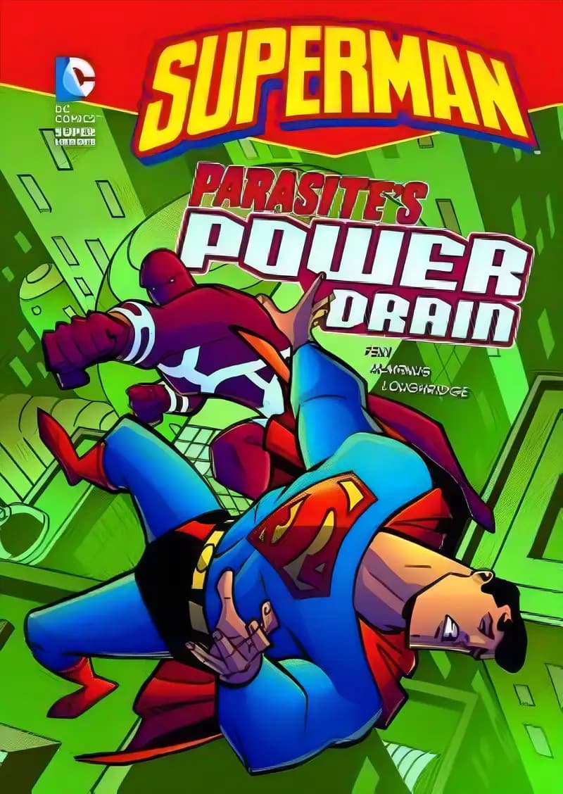 Book cover of 'Parasite's Power Drain (Superman)'