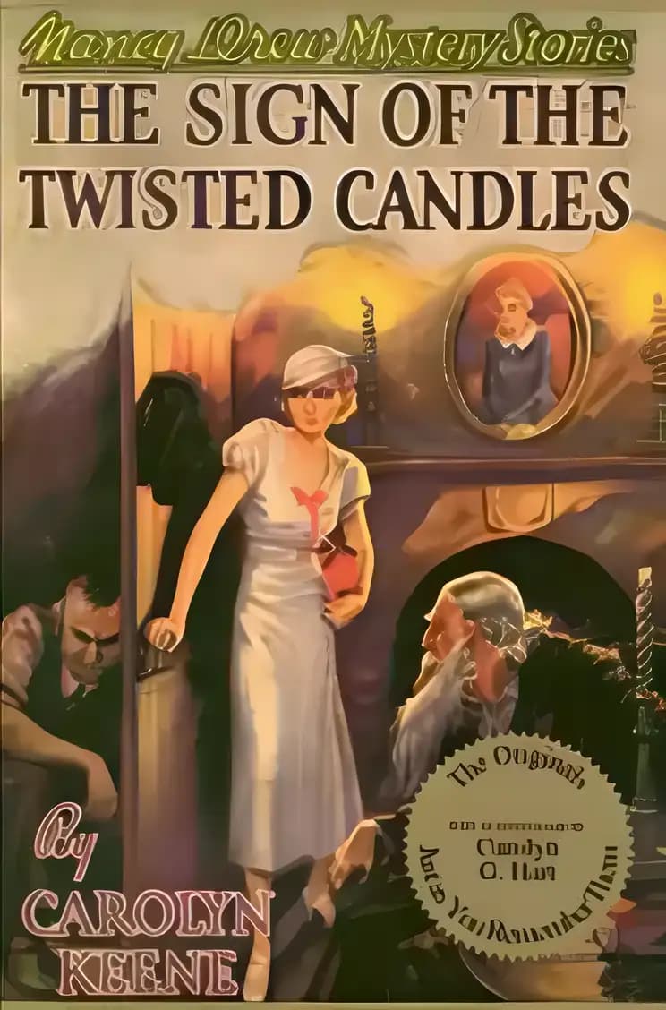 Book cover of 'The Sign of the Twisted Candles'