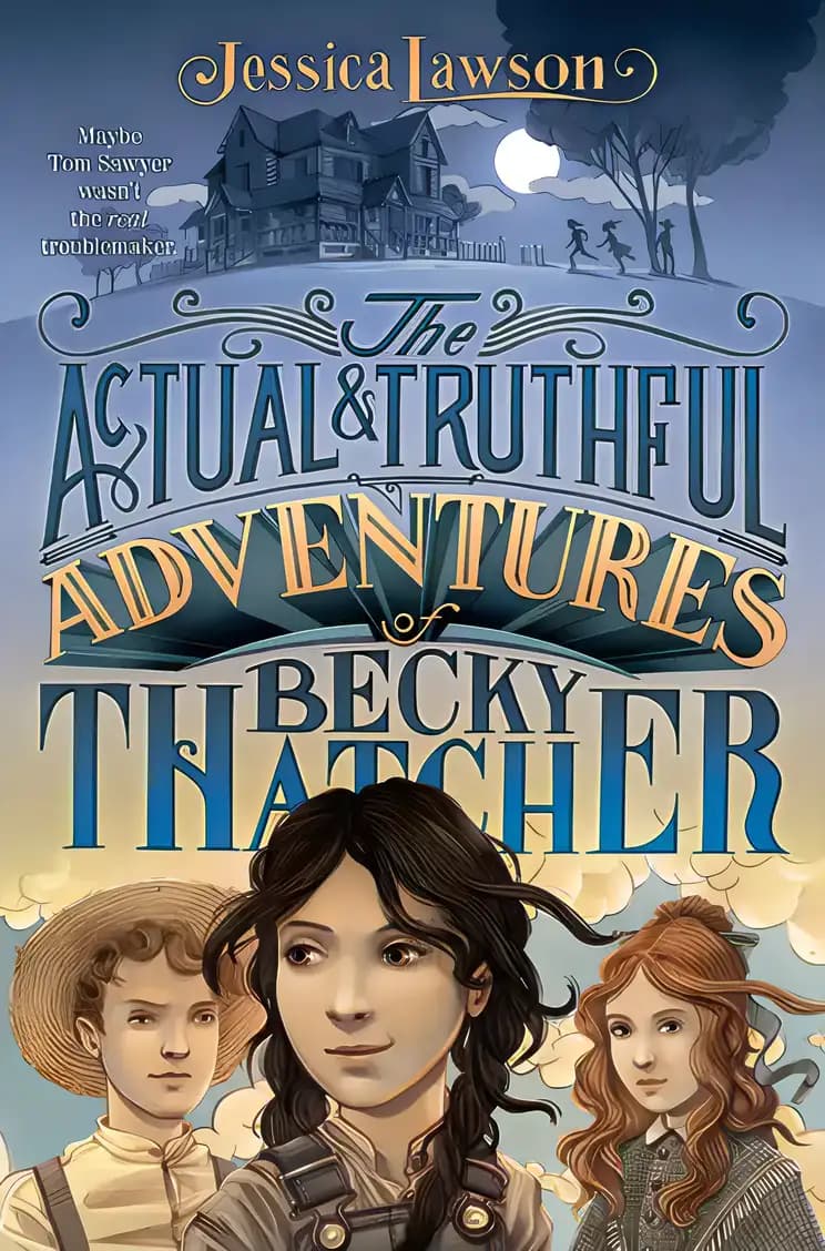 Book cover of 'The Actual & Truthful Adventures of Becky Thatcher'