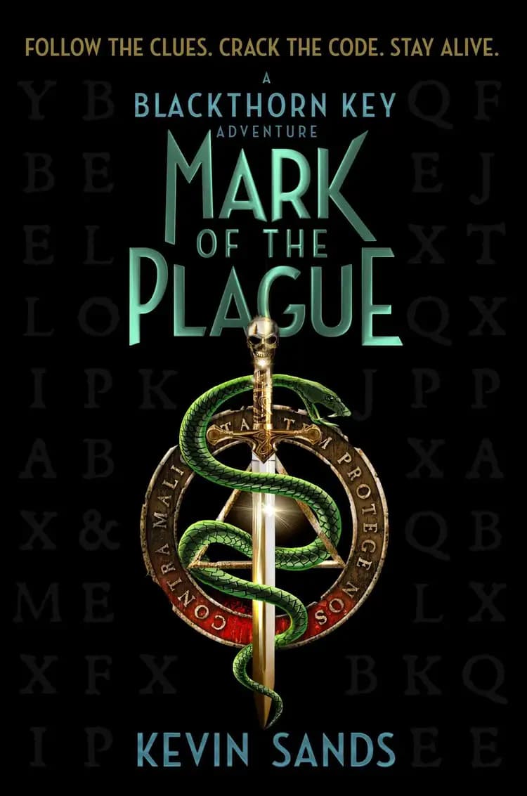 Book cover of 'Mark of the Plague: Blackthorn Key'