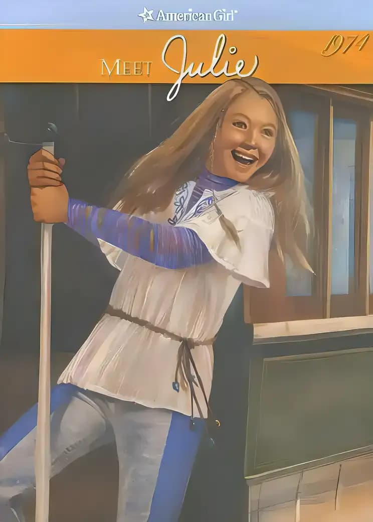 Find out what’s special about Meet Julie: An American Girl Book cover of 'Meet Julie: An American Girl'