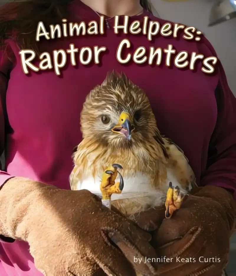 Check out the details of Animal Helpers: Raptor Centers Book cover of 'Animal Helpers: Raptor Centers'