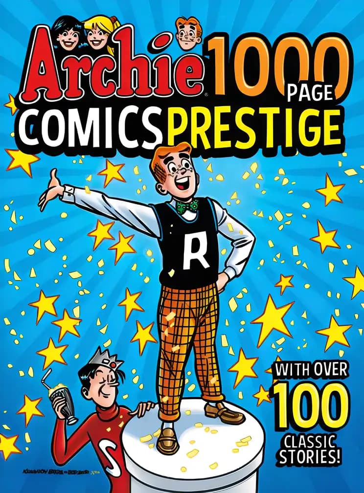 Start your adventure with Archie 1000 Page Comics Prestige Book cover of 'Archie 1000 Page Comics Prestige'