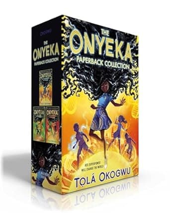 Start your adventure with The Onyeka Paperback Collection (Boxed Set): Onyeka and the Academy of the Sun; Onyeka and the Rise of the Rebels; Onyeka and the Heroes of the Dawn Book cover of 'The Onyeka Paperback Collection (Boxed Set): Onyeka and the Academy of the Sun; Onyeka and the Rise of the Rebels; Onyeka and the Heroes of the Dawn'