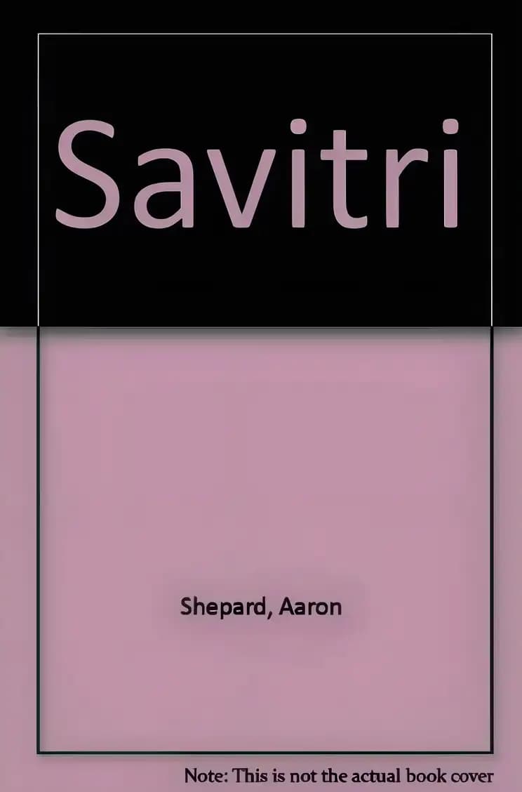 Book cover of 'Savitri (English and Turkish Edition)'
