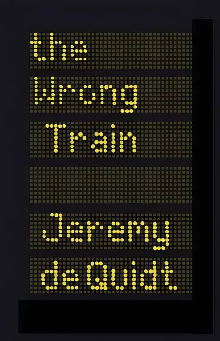 Check out The Wrong Train for young readers Book cover of 'The Wrong Train'