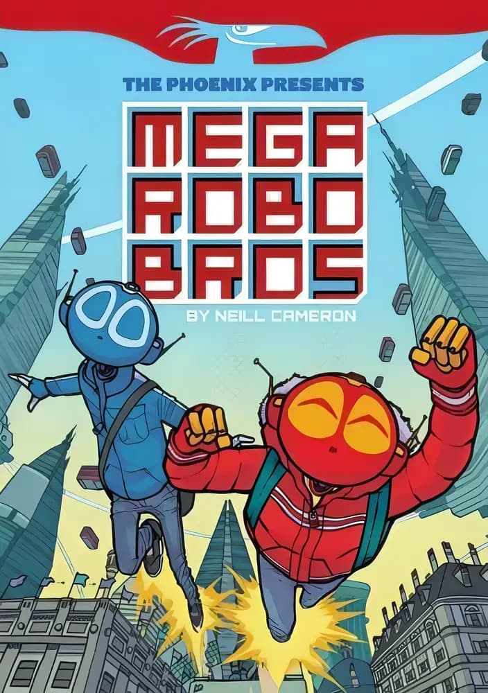 Learn everything about Mega Robo Bros here Book cover of 'Mega Robo Bros'