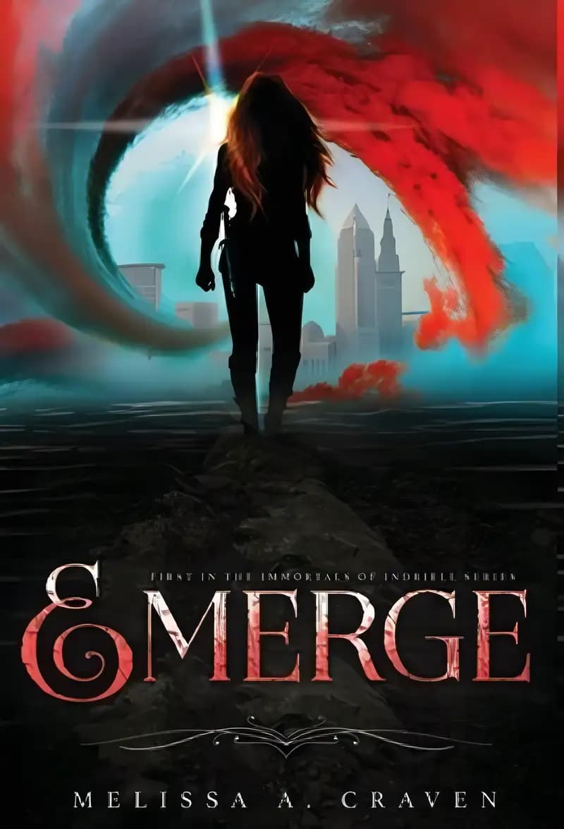 Book cover of 'Emerge: A Dark Urban Fantasy Fated Romance (Immortals of Indriell Book 1)'