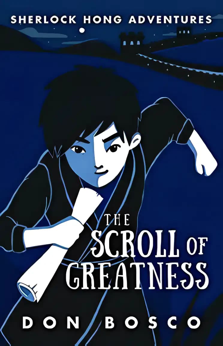 Book cover of 'Sherlock Hong: The Scroll of Greatness (Sherlock Hong Adventures Book 3)'