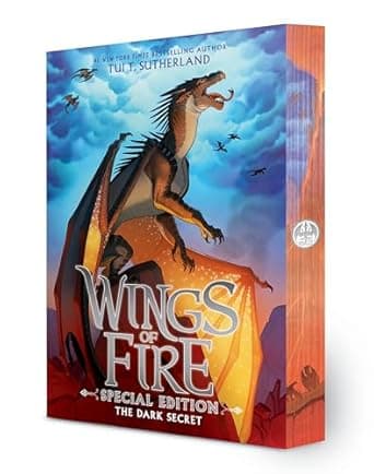 Find out what’s special about The Dark Secret: Special Edition (Wings of Fire Book Four) Book cover of 'The Dark Secret: Special Edition (Wings of Fire Book Four)'