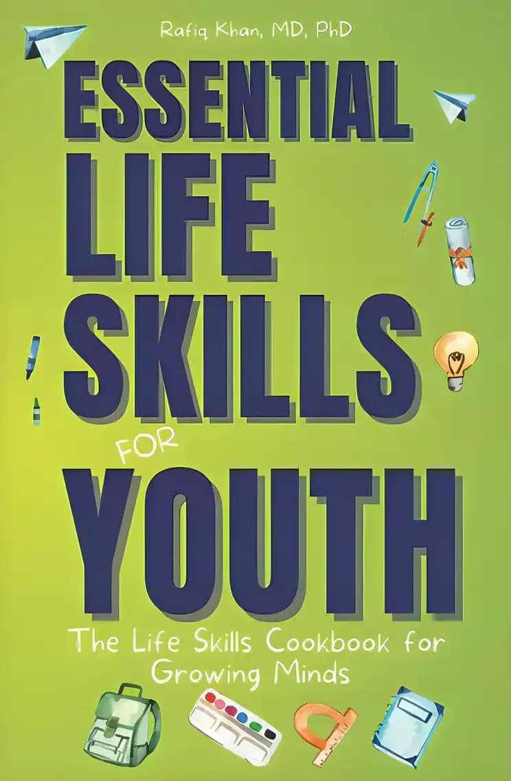 Get to know Essential Life Skills for Youth: The Life Skills Cookbook for Growing Minds better Book cover of 'Essential Life Skills for Youth: The Life Skills Cookbook for Growing Minds'