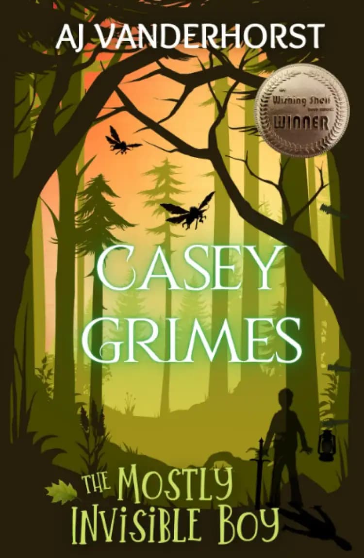 Book cover of 'The Mostly Invisible Boy'