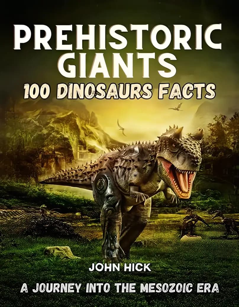Read all about Prehistoric Giants: 100 Dinosaurs Facts Book cover of 'Prehistoric Giants: 100 Dinosaurs Facts'